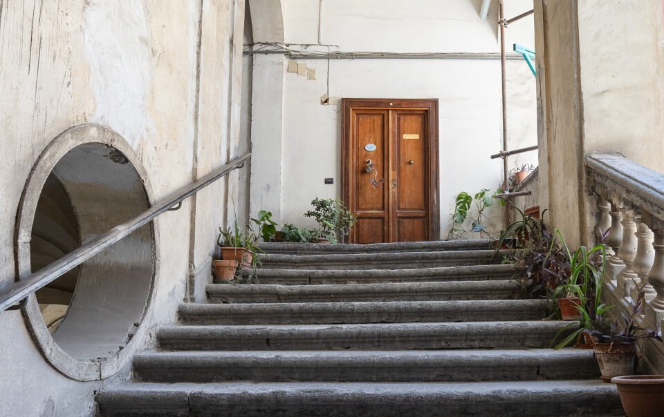 Scalinata Palazzo Carafa della Spina